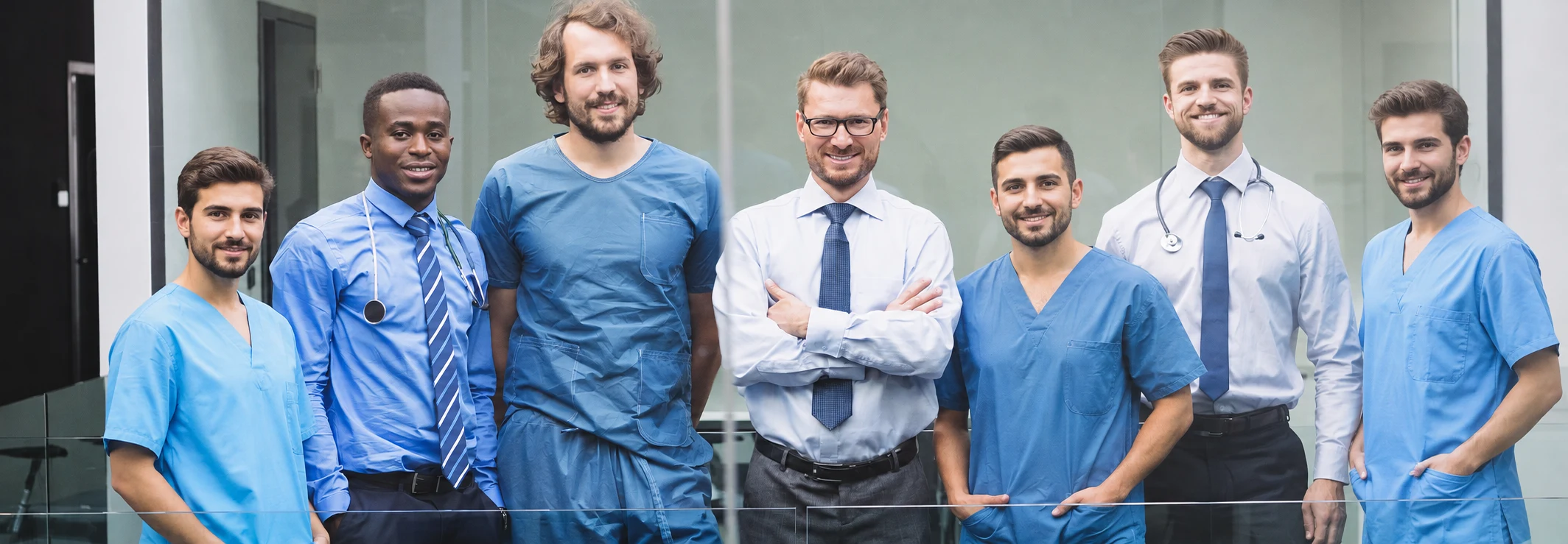 Groupe de professionnels de santé, image d’illustration